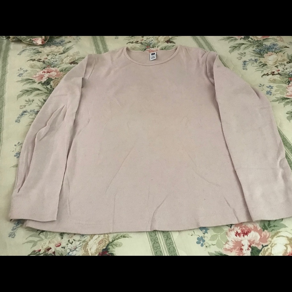 🌻🌻Gap Long Sleeve Tee Shirt. Mauve  large